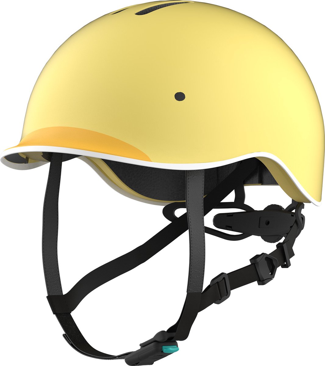 CRNK Tango Junior Kinderhelm Fiets - Fietshelm kinderen - Skateboard, Skeelers - Jongens en Meisjes - Lichtgewicht - 270 gram - Magnetische sluiting - Kleur Geel