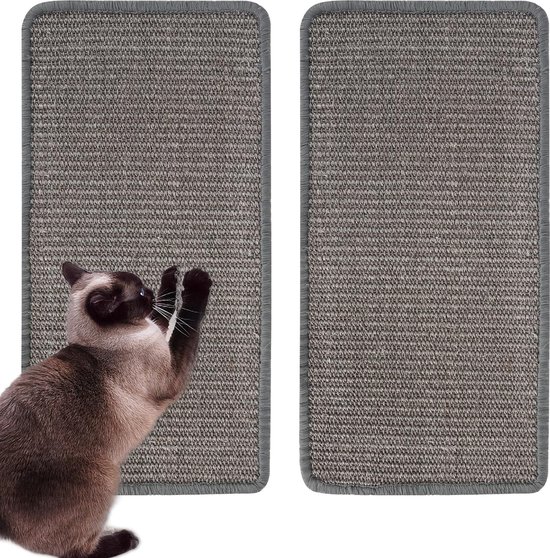 Krabplank Kat 2 Stuks: Katten Krabplank Tapijt Katten Krabplank Muur Kan worden geplakt Krasmat Kat 30 x 40 cm Kattenaccessoires Voorkomt Katten Krasmeubels Krasbescherming Sofa
