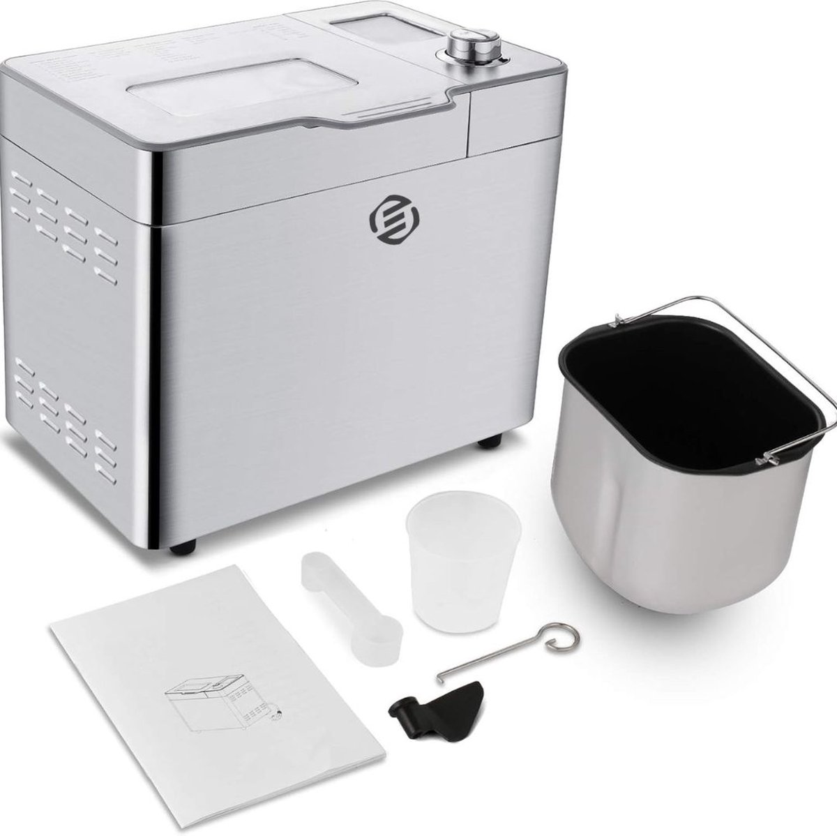 Equivera Broodbakmachine - Meerdere Programma's - Glutenvrij - Timer - Automatisch - Premium