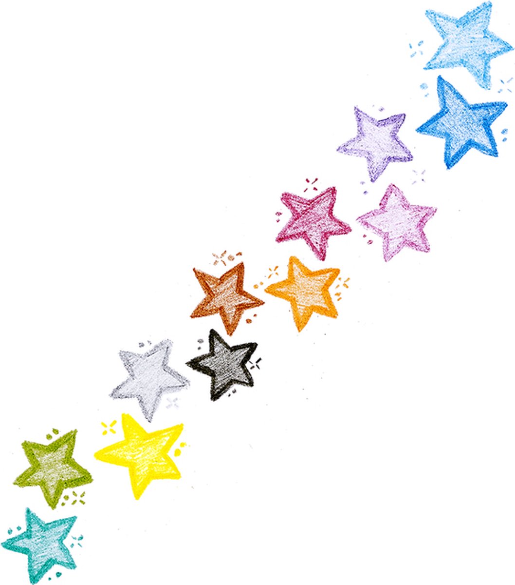 Ooly - Stack of stars - Stapelkrijt met sterretjes