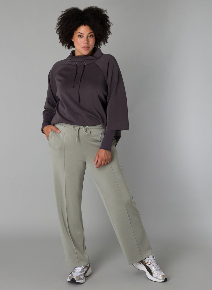 YESTA Selena Bottoms - Grey Mist - maat 2(50)