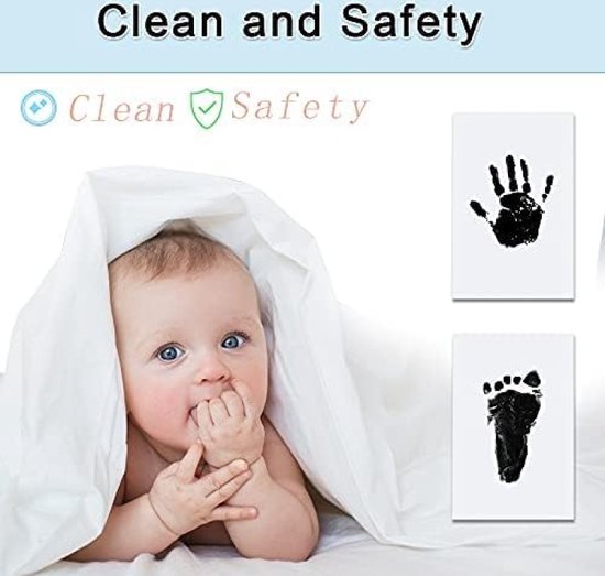 Baby Hand- en Voetafdrukset, 3 Stuks Fotolijst Klei Kit voor pasgeborenen Jongens en Meisjes van Keawe — afbeelding 5