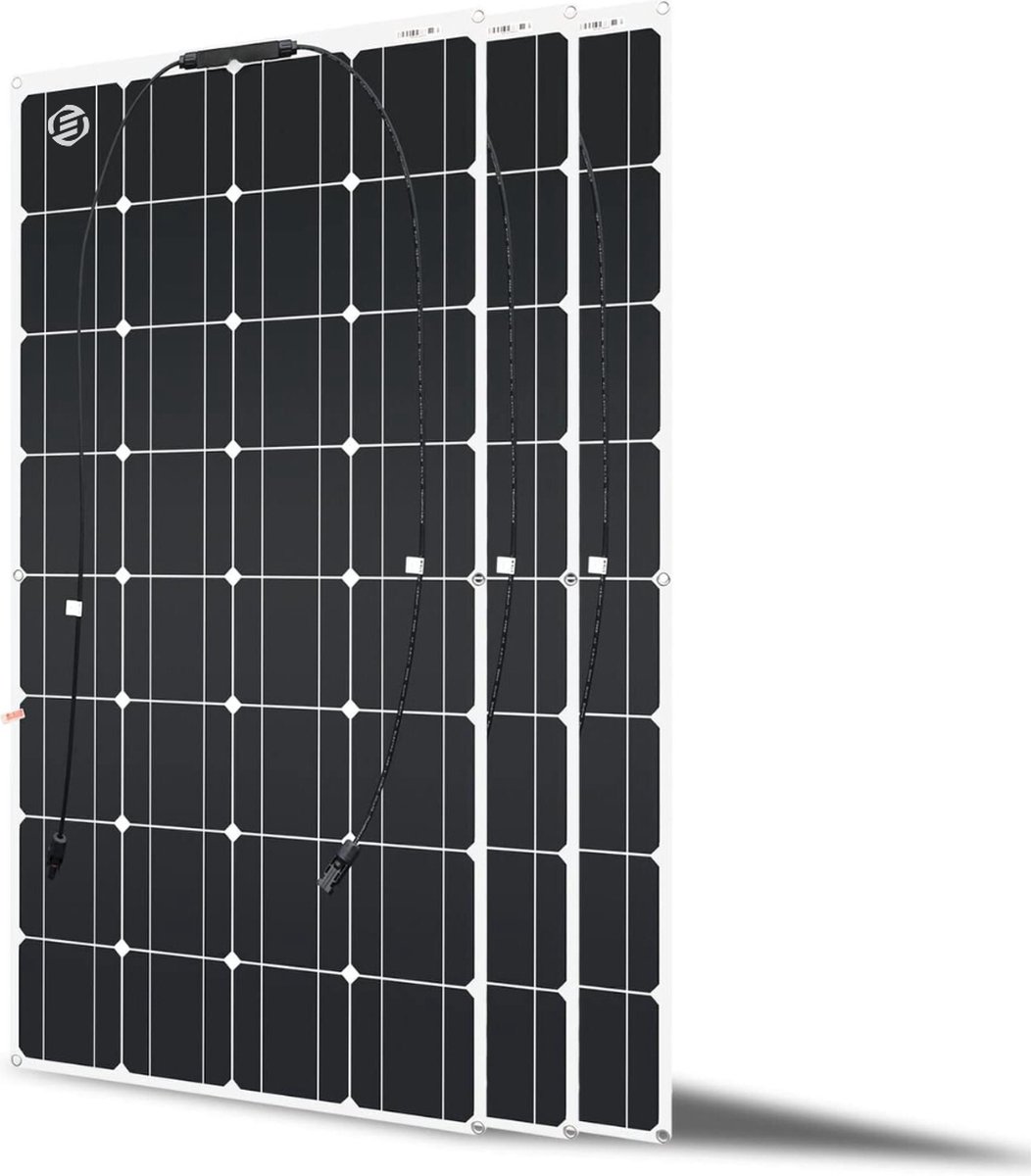 Equivera Zonnepanelen met Stekker - Zonnepanelen Compleet Pakket - Plug & Play - Doe het Zelf Zonnepanelen - voor Thuis, Camper, Camping