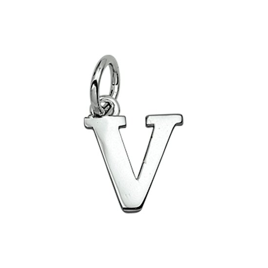 Pendentif TFT Argent Lettre V