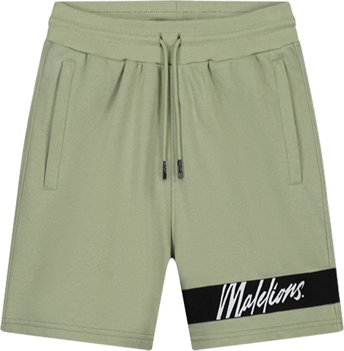 Malelions Captain Shorts Sage Green/Black