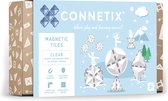 CONNETIX - Magnetisch Tegels - Transparante Vorm Uitbreidingspakket - 24 Stuks - Magnetisch Speelgoed