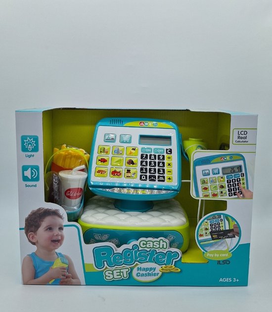 ZERONE caisse enregistreuse pour tout-petits Jouet de caisse enregistreuse pour enfants avec ZERONE caisse enregistreuse pour tout-petits Jouet de caisse enregistreuse pour enfants avec