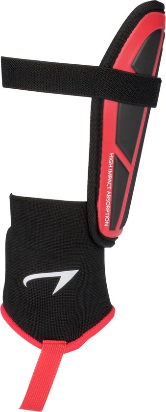 Avento Scheenbeschermers - Pro-Style Soft - Rood/Zwart - Maat L