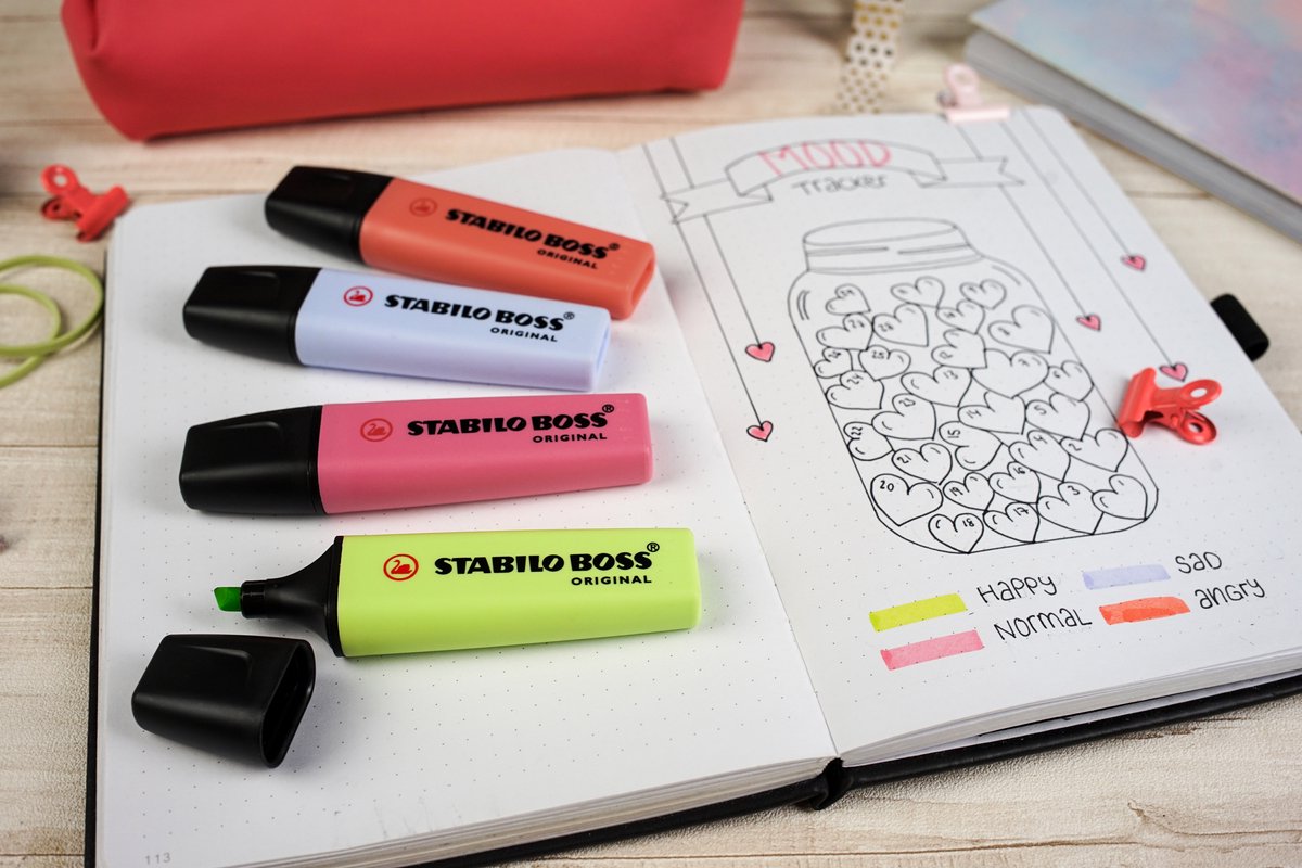 STABILO BOSS ORIGINAL - Markeerstift - Set Met 4 ... | Lobbes Speelgoed