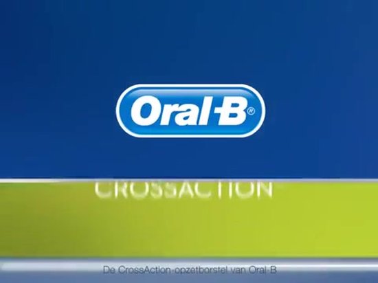 Oral-B CrossAction - Opzetborstels - 4 stuks