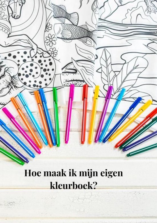 Hoe maak ik een eigen kleurboek? - cover