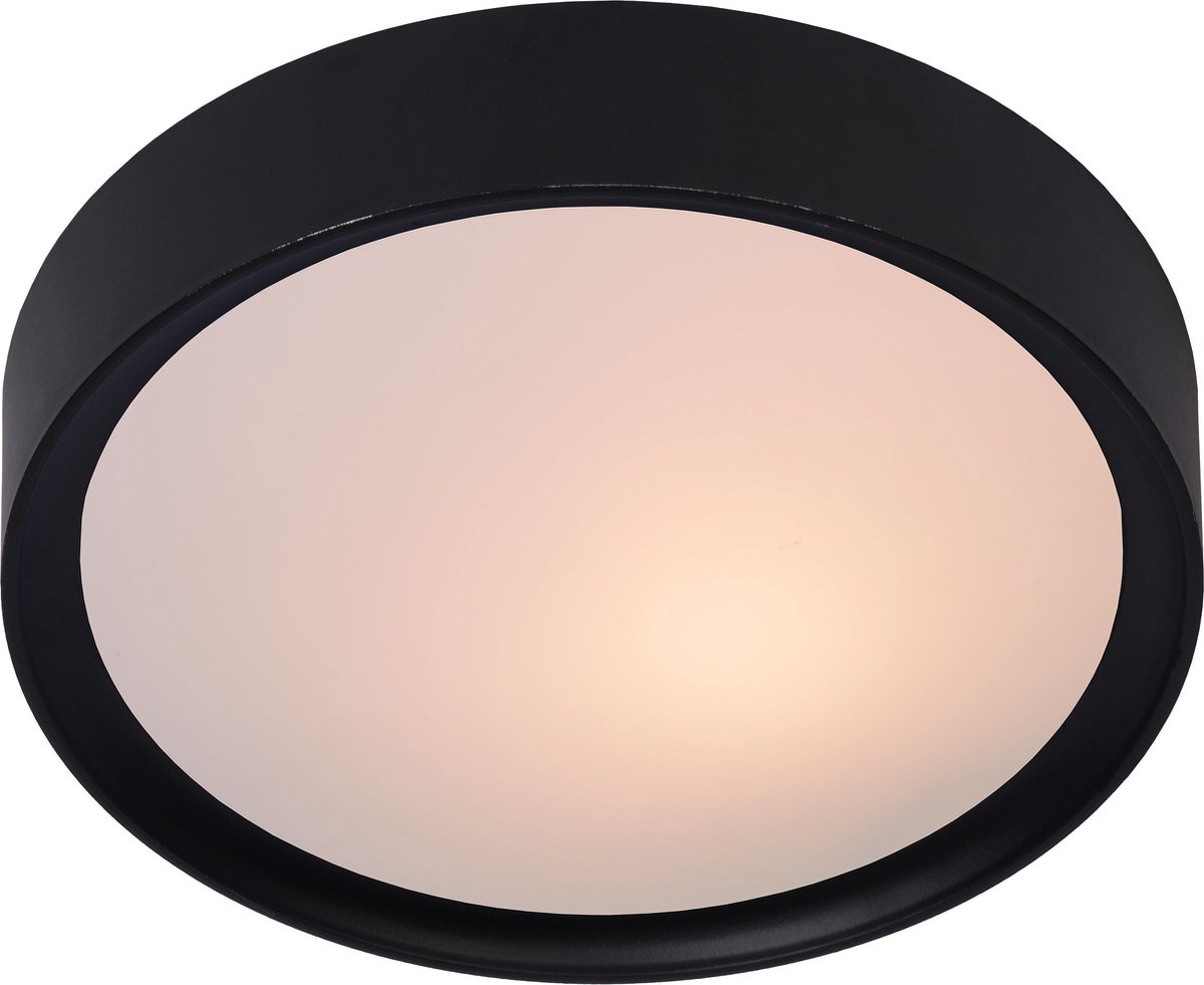 Lucide plafonnire Lex E27 25 cm zwart