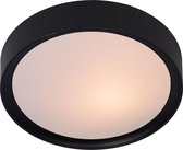 Lucide LEX - Plafonnière (Plafondlamp) - Ø 25 cm - 1xE27 - Zwart