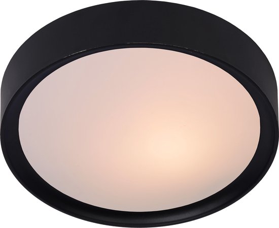 Lucide LEX - Plafonnière - Ø 25 cm - LED Dim to warm - 1xE27 - Zwart