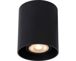 Lucide BODI - Plafondspot (Plafondlamp) - Ø 8 cm - 1xGU10 (MR16) - Zwart