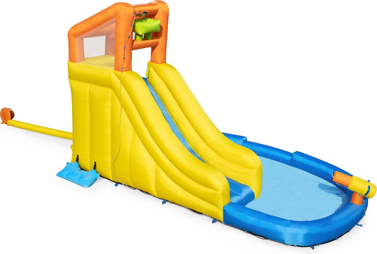Bestway H2OGO! Waterpark mount splashmore - speelzwembad - klimwand - Glijbaan — afbeelding 15