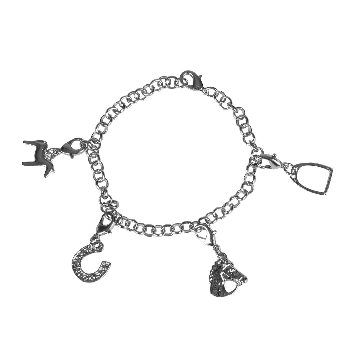 Horka bedel armband Charms - zilver