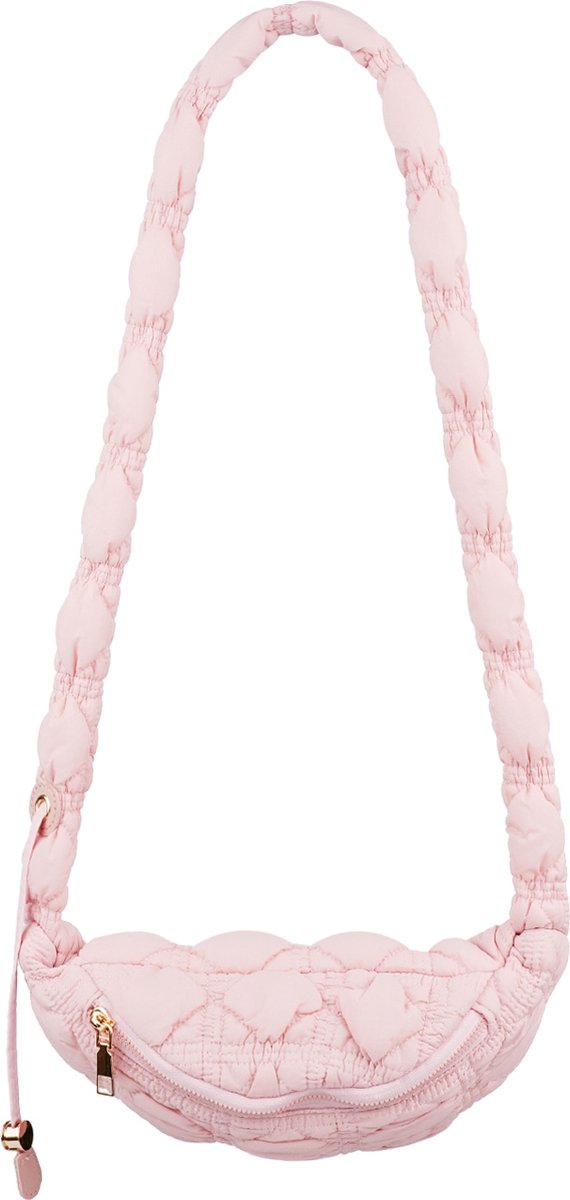 Tas bomber look - roze