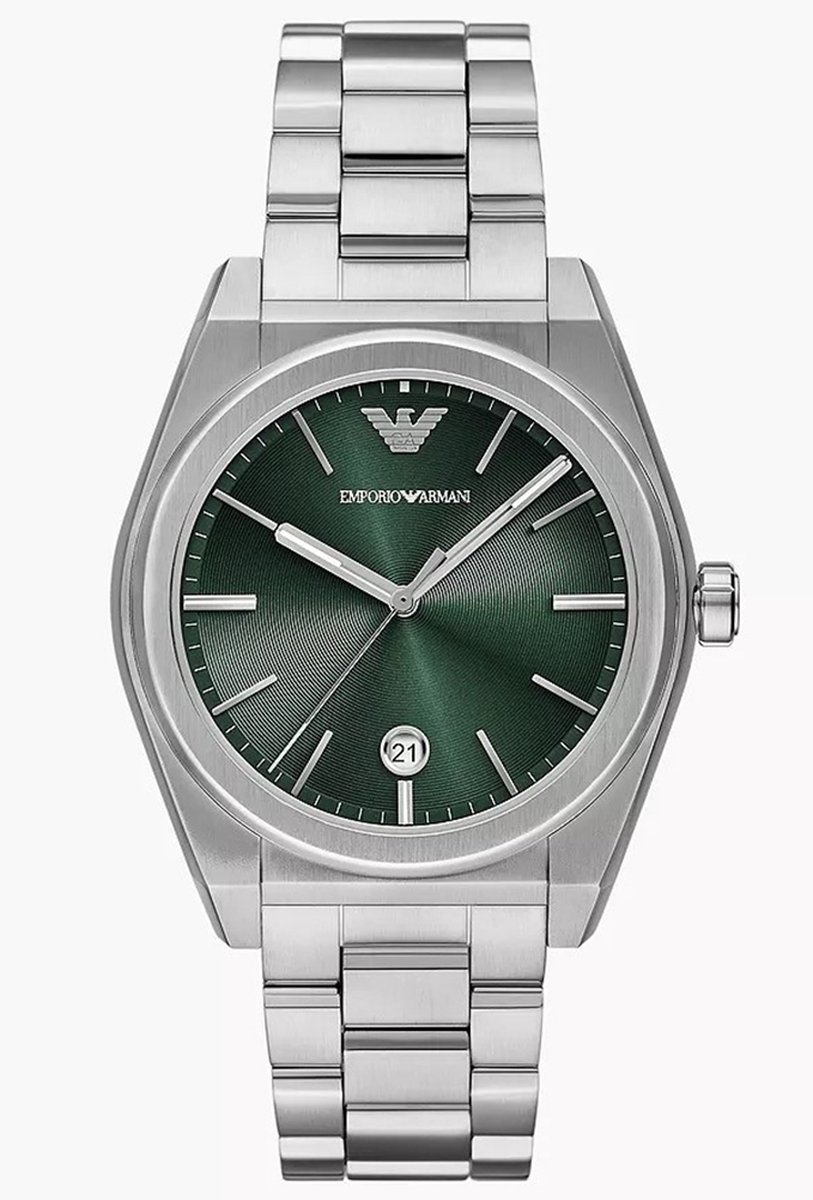 Emporio Armani Federico AR11621 Horloge - Staal - Zilverkleurig - Ø 41 mm