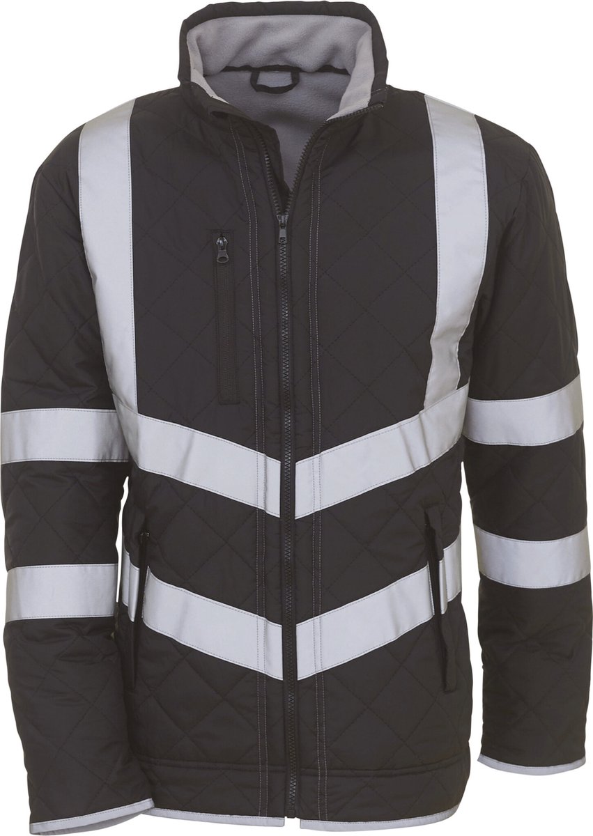 Yoko Kensington Hi-Vis jacket YHVW706 Zwart