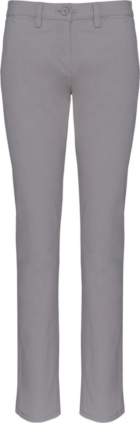 Pantalon chino femme Kariban K741 - Gris fin - 46 NL (48 FR)