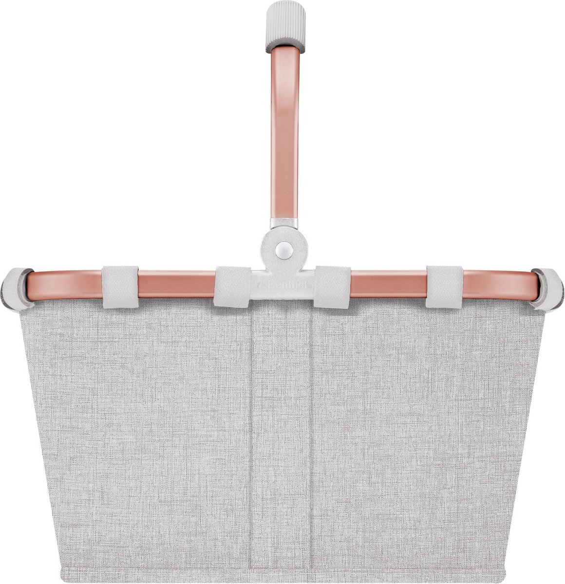 Reisenthel Carrybag Boodschappenmand Maat XS - 5L - Frame Twist Sky Rose Grijs
