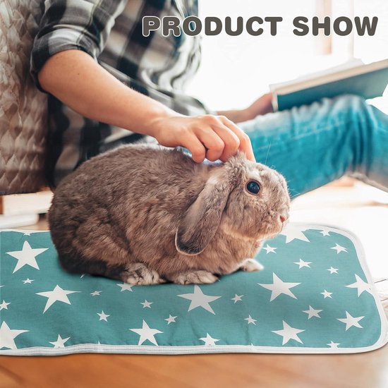 Tapis Imperméable Pour Cage Animaux - 45 X 300 Cm, Noir - Pour Cochon D'Inde, Lapin, Furet - Facile à Nettoyer