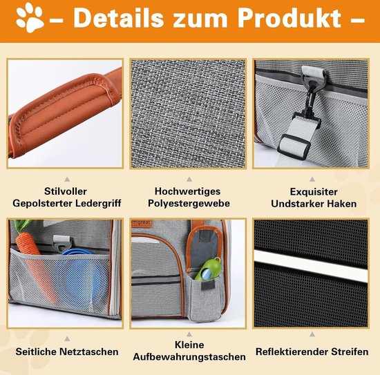 YATOSEEN Transporttas kat, ademende zachte draagtas voor katten, kleine