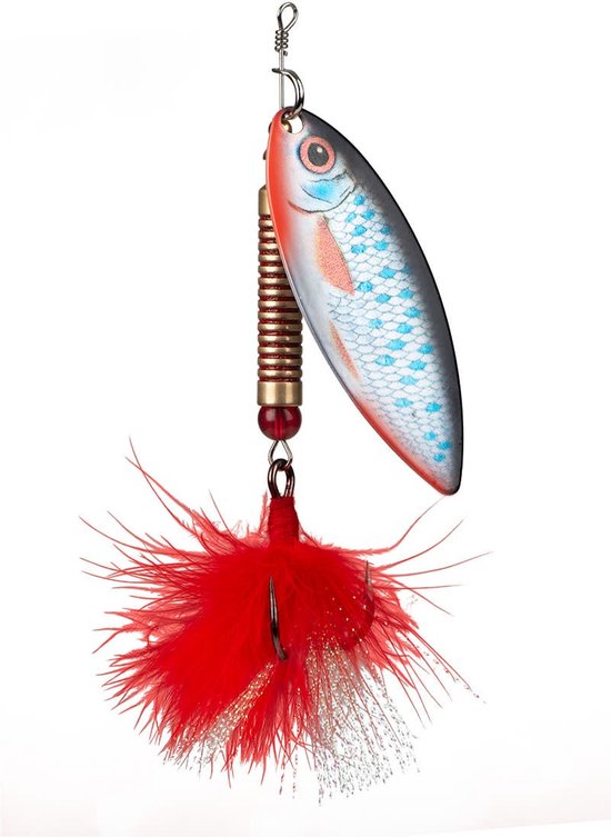 Fox Rage Ultra UV Spinners - Maat : Lemon Tiger size 6 - 26g - haak 2/0 van Fox — afbeelding 2