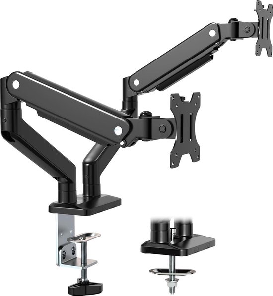 Support de moniteur avec bras réglable - Support d'écran ergonomique - Support de moniteur inclinable - Convient aux Escrime de 17" à 32 pouces - GSMT-262