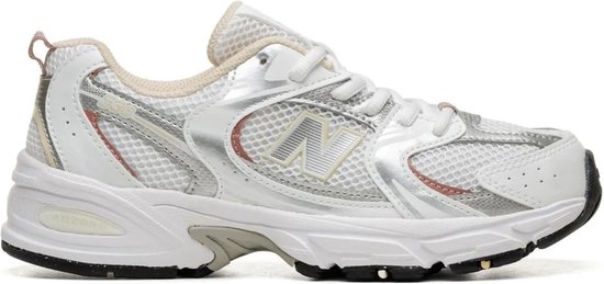 Baskets pour femmes unisexes New Balance GR530 - BLANC
