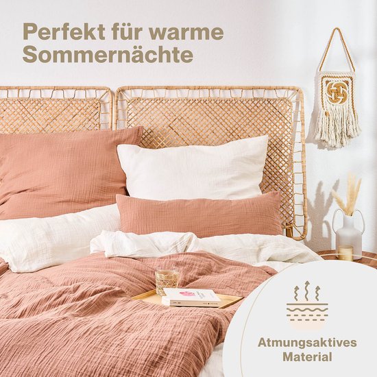 thumbnail: Blumtal Beddengoed Set – 200x220 Cm Dekbedovertrek + Kussensloop 40x80 Cm, Antraciet, Superzacht Microvezel