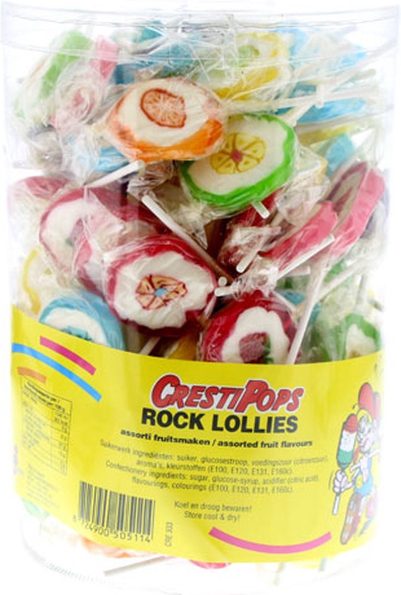 CrestiPops Rock Lollies 120 stuks