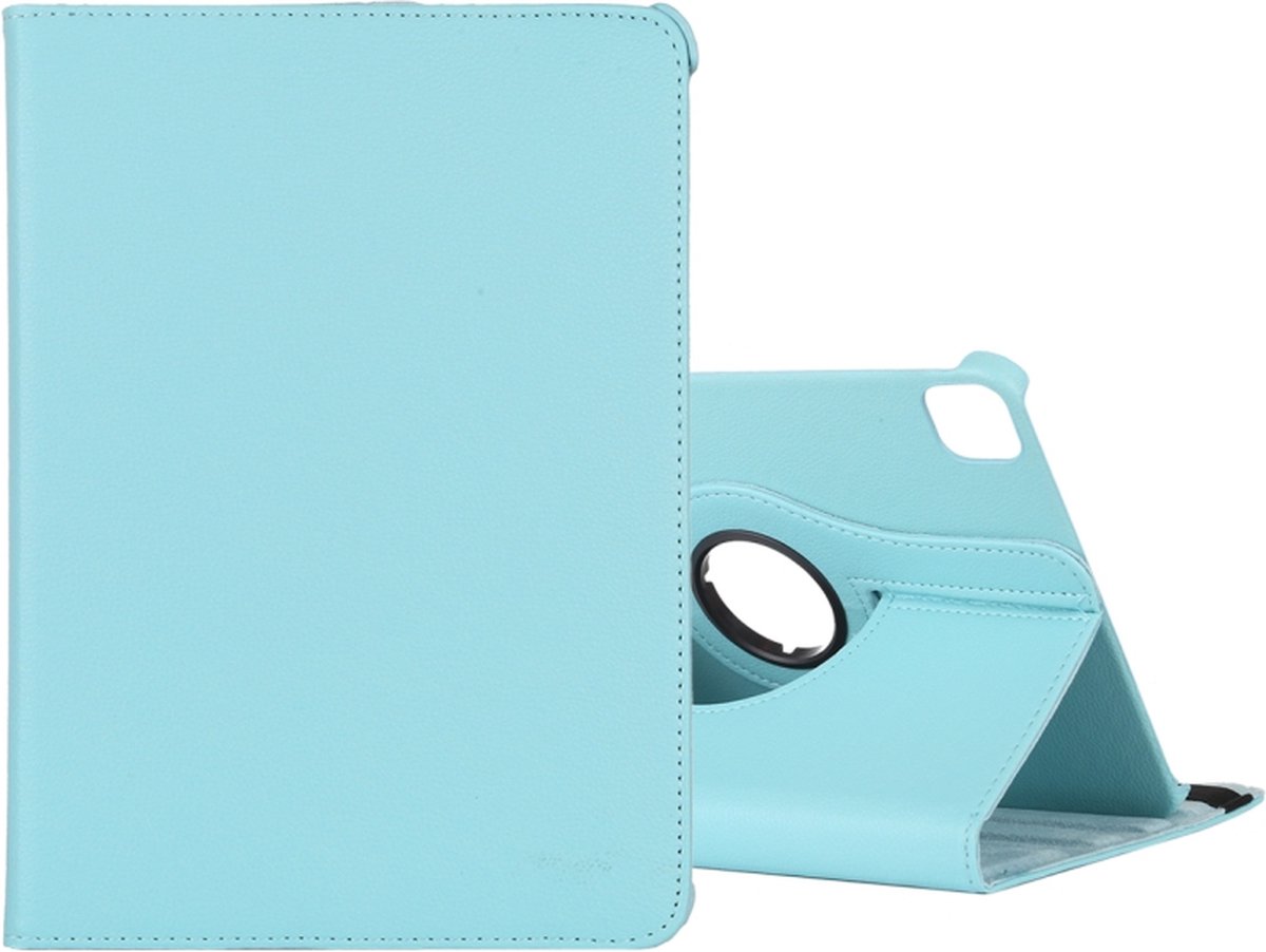Hoesje Geschikt voor Apple iPad pro 11 2020 inch 360° Draaibare Wallet case /flipcase stand/ hardcover achterzijde/ kleur Lichtblauw
