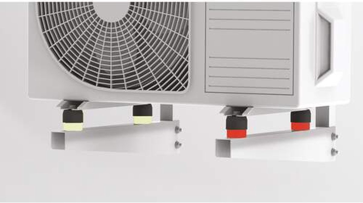 Soleco trillingsdemperset Bruin 70-120kg M8 (2x Wit + 2x Rood) — afbeelding 3