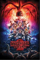 Affiche de la série Stranger Things Netflix Eleven collage taille 61 x 91,5 cm