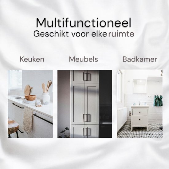 Multifunctioneel: Keuken, Meubels, Badkamer.