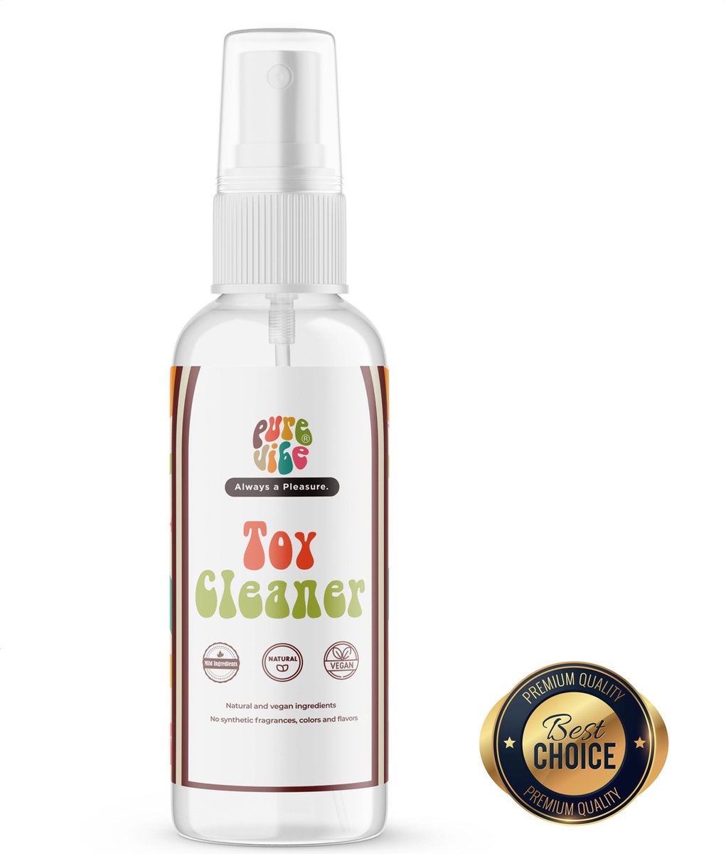 Purevibe Vegan Toycleaner 150mL - Natuurlijke Ingrediënten - Toy cleaner - Toycleaners - Sex toys voor vrouwen & Mannen accessoires