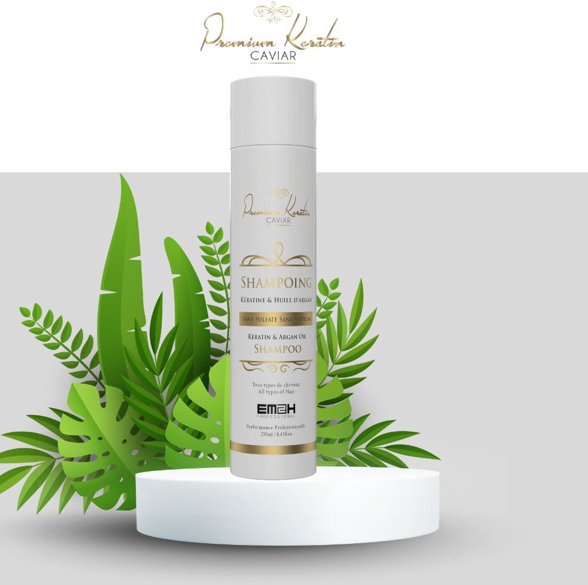 Premium Keratin Caviar - Keratine-sulfaatvrije shampoo - 250ml