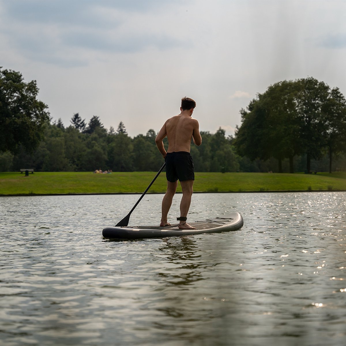Matchu - SUP board - Hout/Mandala - Stand up paddle board - 320x81x15 - Opblaasbaar – foto 8