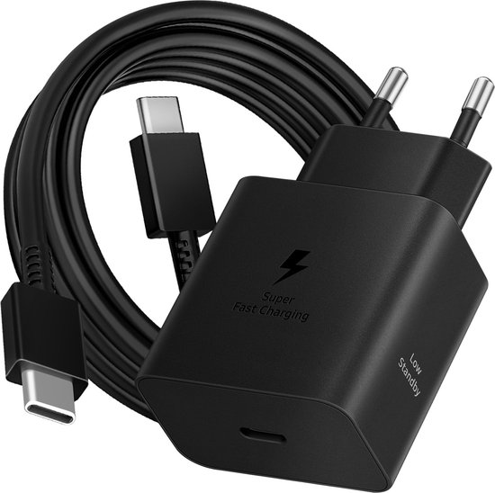Samsung - Efficiency Adapter - 45W - USB-C - 1.8 Meter - Zwart