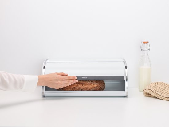Brabantia Boîte à pain avec couvercle coulissant - White