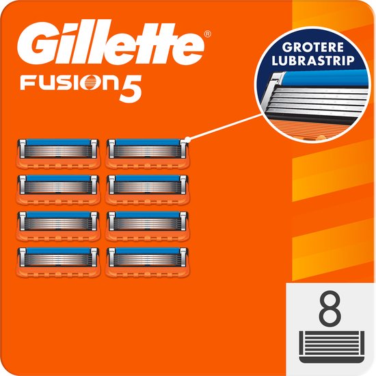 Foto: Gillette fusion 5 8 scheermesjes voor mannen