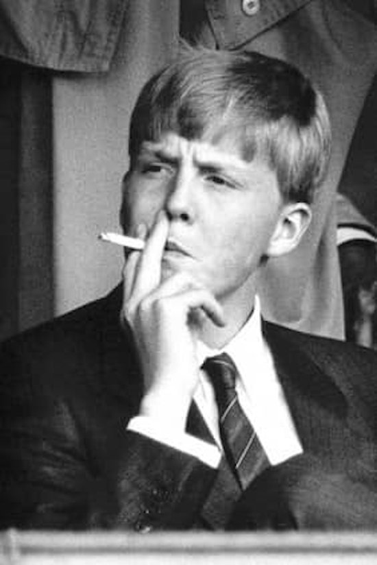 Willem Alexander Poster - The Goat - Zwart Wit - Prins Pils - Koning van Oranje - Koning - Koninklijk - Sigaret - Vintage - Historisch - posters - formaat 50x70cm - Wanddecoratie - S3721