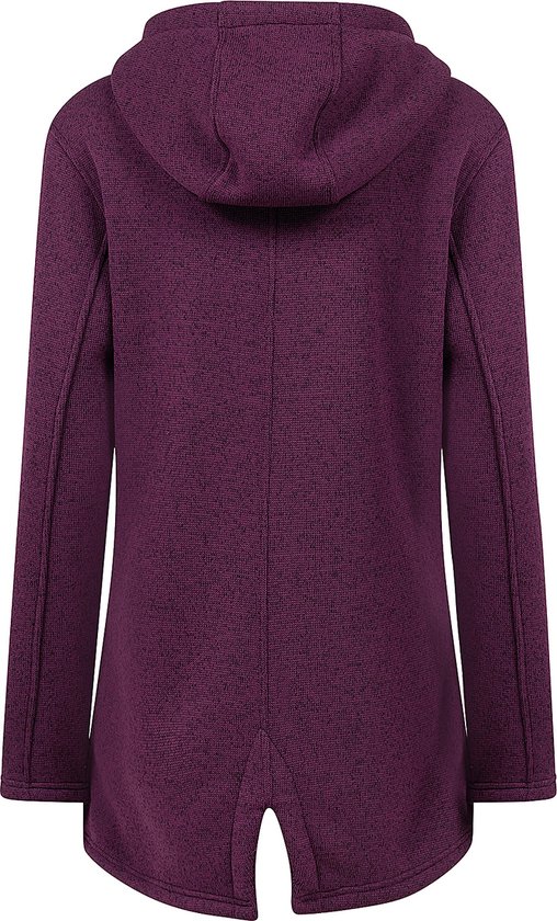 Life Line Cardigan Yara violet tricoté + capuche - taille 46