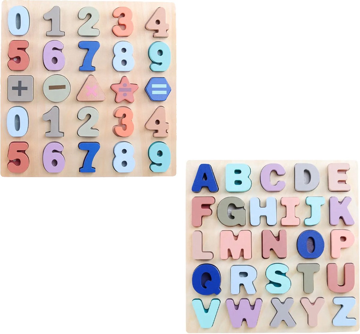 Slimtron Alfabet Puzzel - letters en cijfer - kinderspeelgoed - rekenspeelgoed