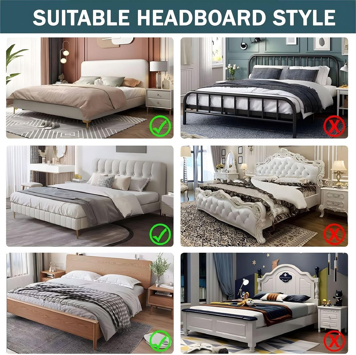 LDLCYCN Hoes voor hoofdeinde van puur wit fluweel, queensize of