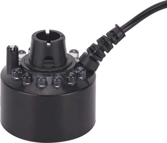 FITNATE Mist Maker Fogger, Aluminium ultrasone vernevelaar, ultrasone vernevelaar, met Fogger Keramische Schijven, voor fontein, vijver, aquarium, tuin, vele wazige effecten ≥400mL/H FITNATE Mist Maker Fogger, Aluminium ultrasone vernevelaar, ultrasone vernevelaar, met Fogger Keramische Schijven, voor fontein, vijver, aquarium, tuin, vele wazige effecten ≥400mL/H