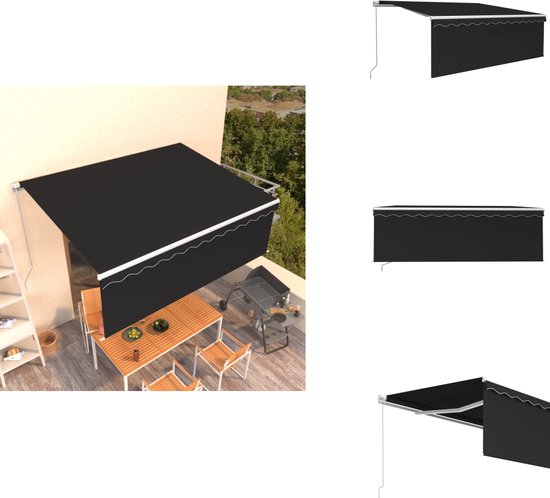 Strattore Verticale Luifel Uitschuifbare 160x250 cm - rolgordijn voor voor balkon terras tuin buiten - luifel voor windscherm zonwering en inkijkbescherming waterdicht zonnescherm - Matcha Groen