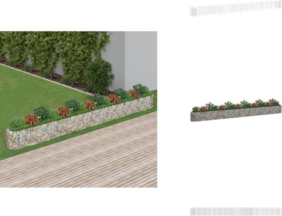 BELLISSA Schanskorf plantenbak 6-hoekig 135x120x40 cm kopen